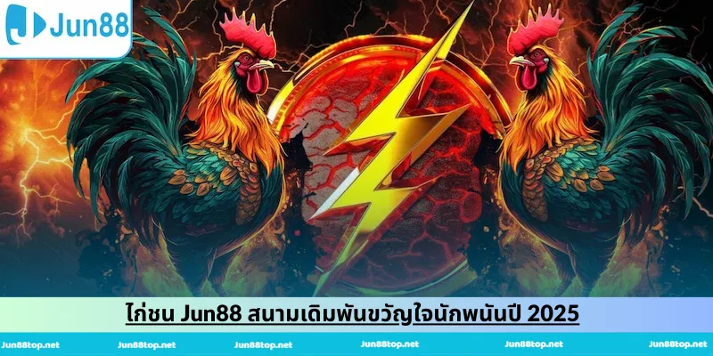 ไก่ชน Jun88 สนามเดิมพันขวัญใจนักพนันปี 2025
